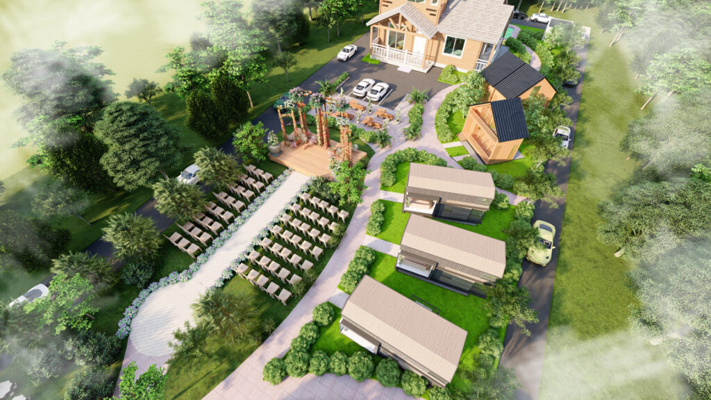 WEDDING GARDEN + DIRECTOR’S HOUSE OVERLOOK